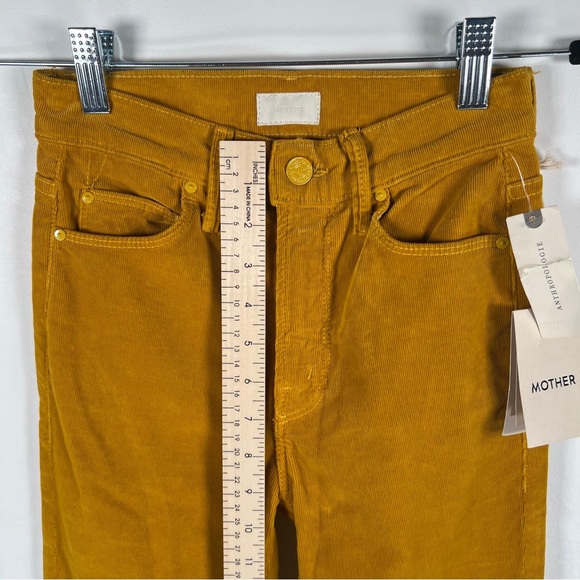 NWT MOTHER USA Made 🇺🇸 THE MID RISE DAZZLER ANKLE HEY-HONEY Corduroy Pants 23 - Picture 6 of 16